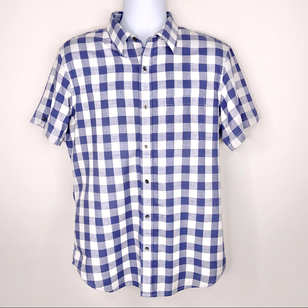 [Banana Republic] Men’s Slim Fit Buffalo Plaid Button Up